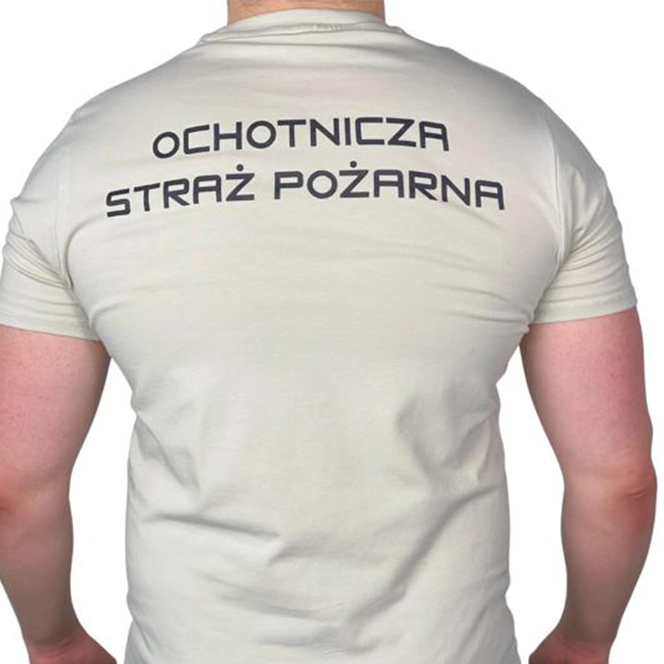 Koszulka OSP Polish Pride – Piaskowa - obrazek 2